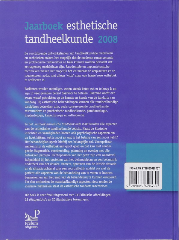 Achterkant van 2008