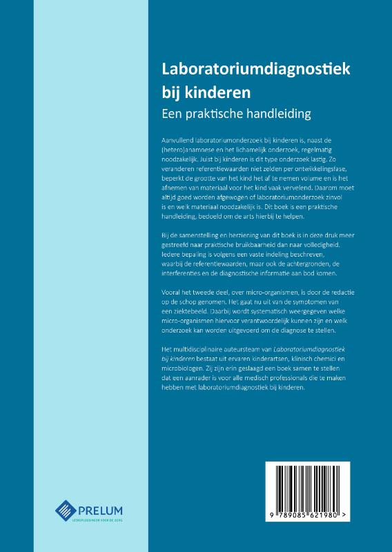 Achterkant van Laboratoriumdiagnostiek bij kinderen