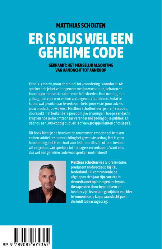 Achterkant van Er is dus wel een geheime code