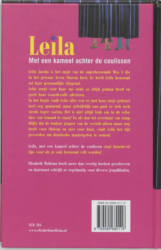 Achterkant van Leila - Met een kameel achter de coulissen