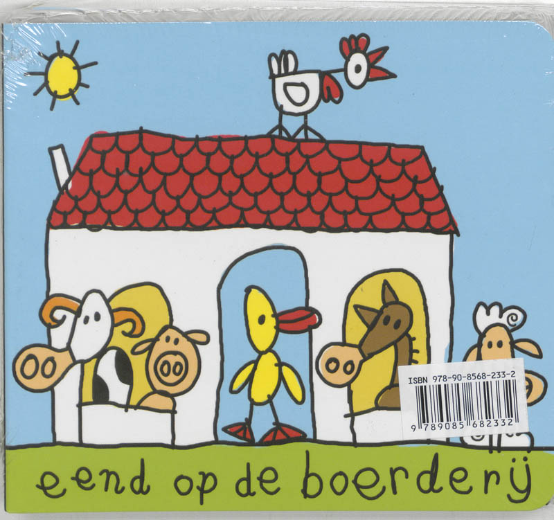 Achterkant van Eend op de boerderij set 2 ex