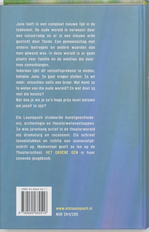 Achterkant van Het groene gen