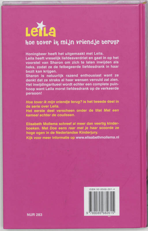 Achterkant van Leila hoe tover ik mijn vriendje terug?