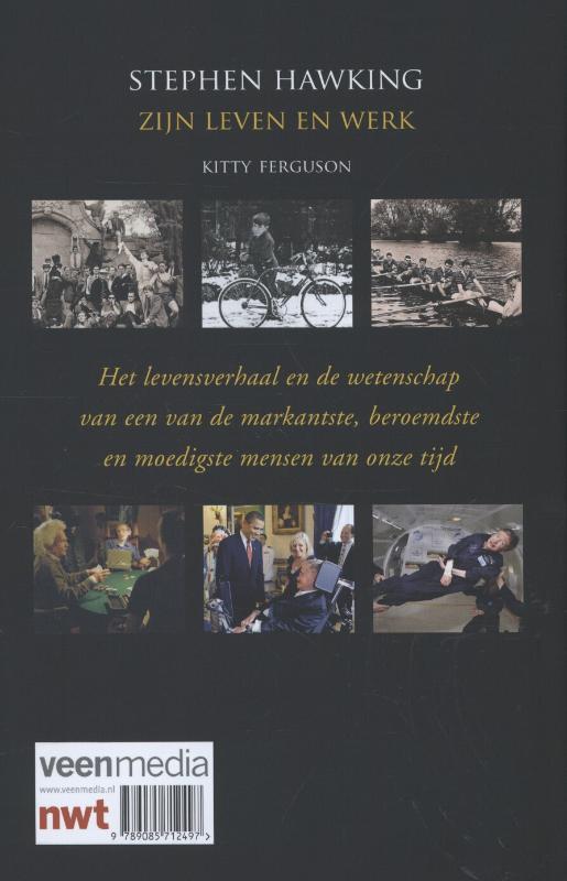 Achterkant van Stephen Hawking