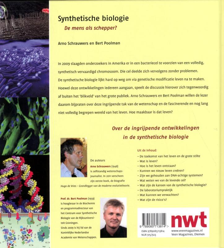 Achterkant van Synthetische biologie
