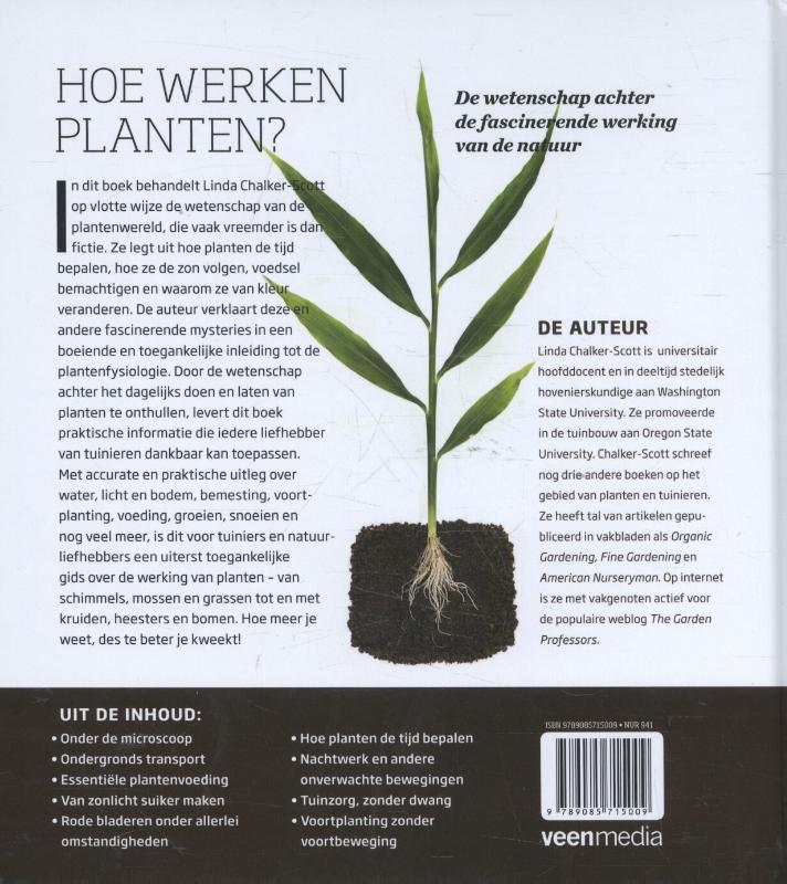Achterkant van Hoe werken planten?