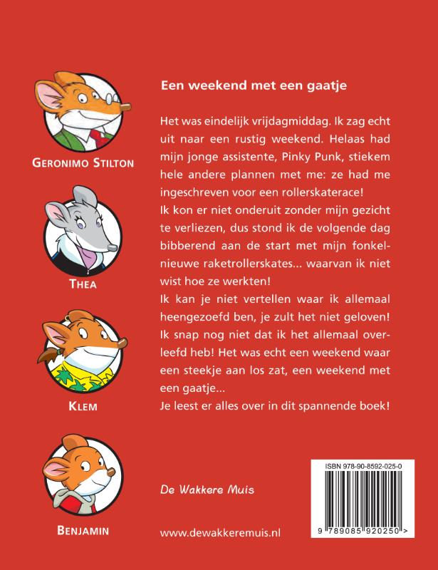 Achterkant van Een weekend met een gaatje
