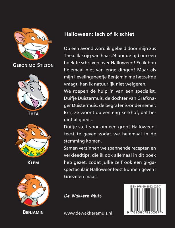 Achterkant van Halloween...lach of ik schiet!