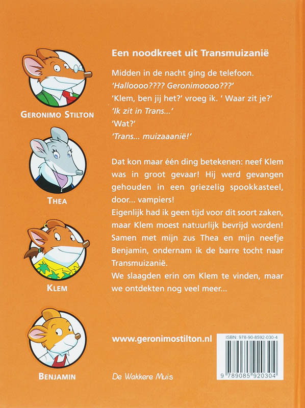 Achterkant van Een noodkreet uit Transmuizanie