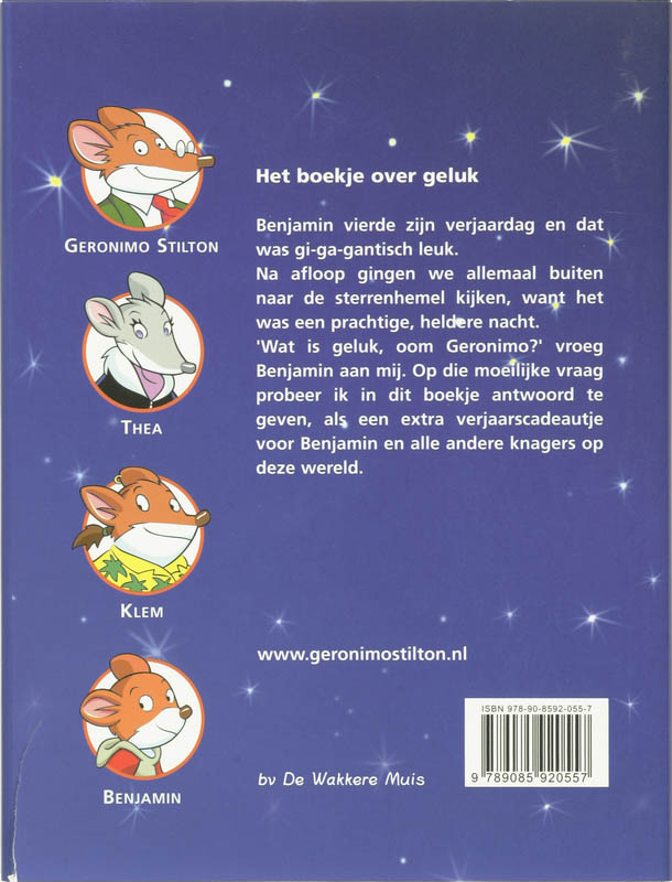 Achterkant van Het boekje over geluk