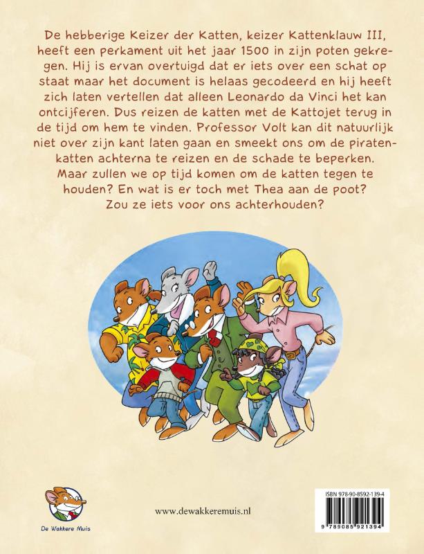 Achterkant van Wie heeft de Mona Lisa gestolen?