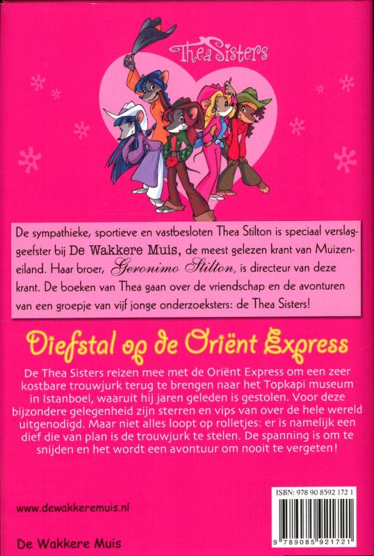 Achterkant van Diefstal op de Oriënt Express