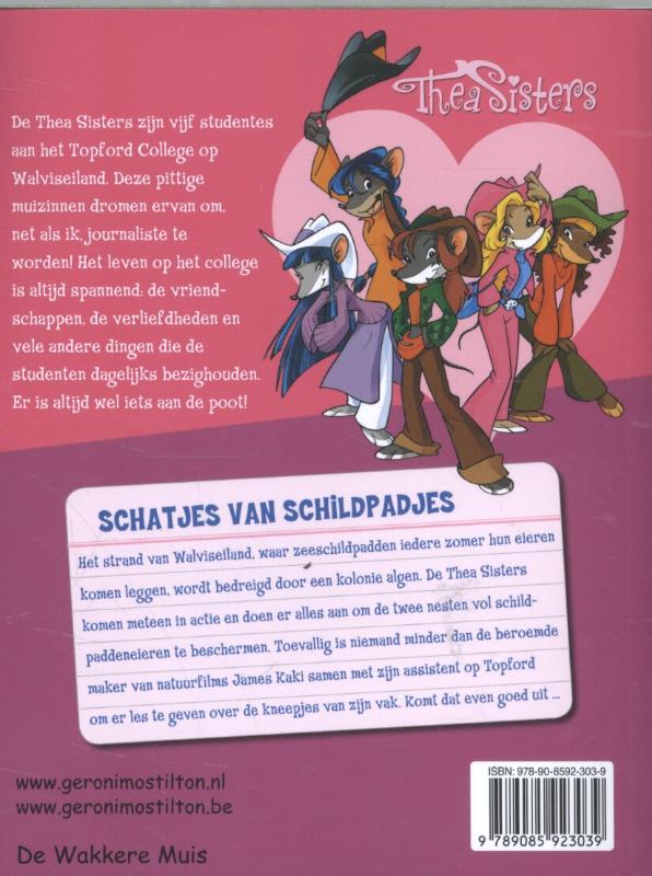 Achterkant van Schatjes van schildpadjes