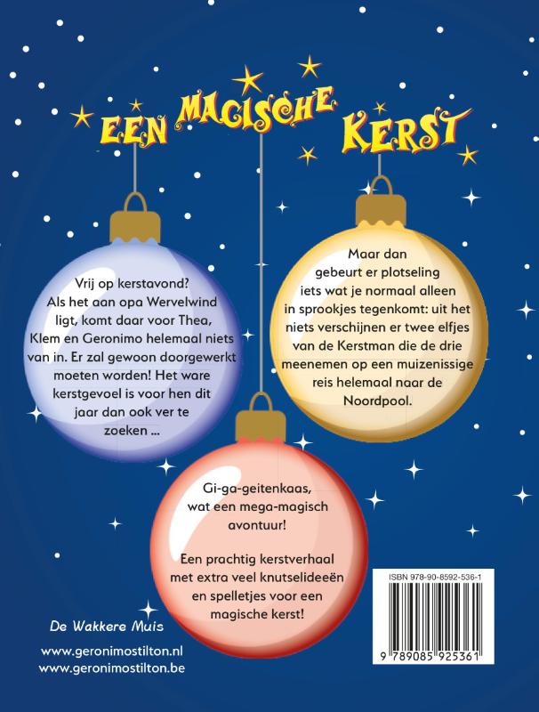 Achterkant van Een magische kerst