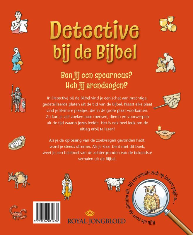Achterkant van Detective bij de Bijbel