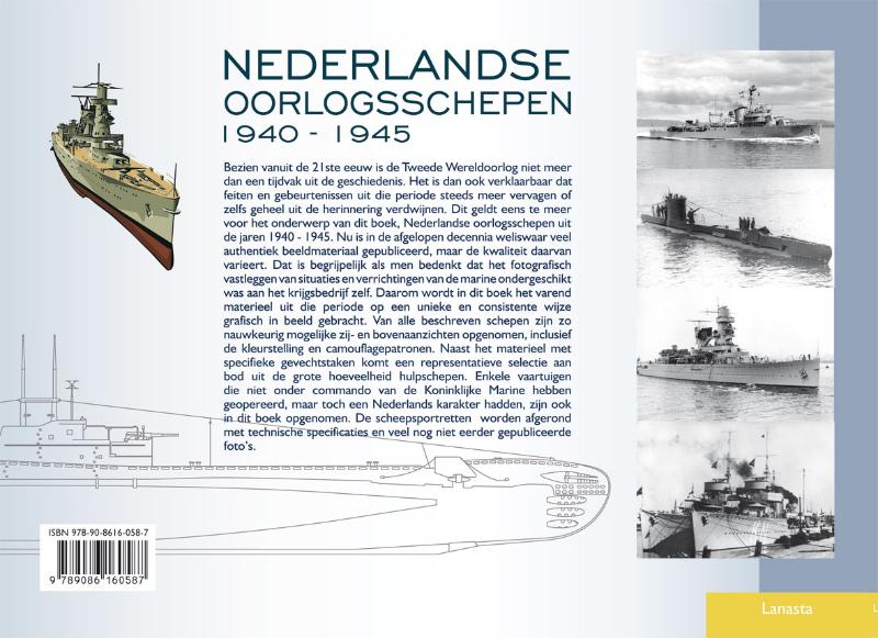 Achterkant van Nederlandse oorlogsschepen 1940-1945