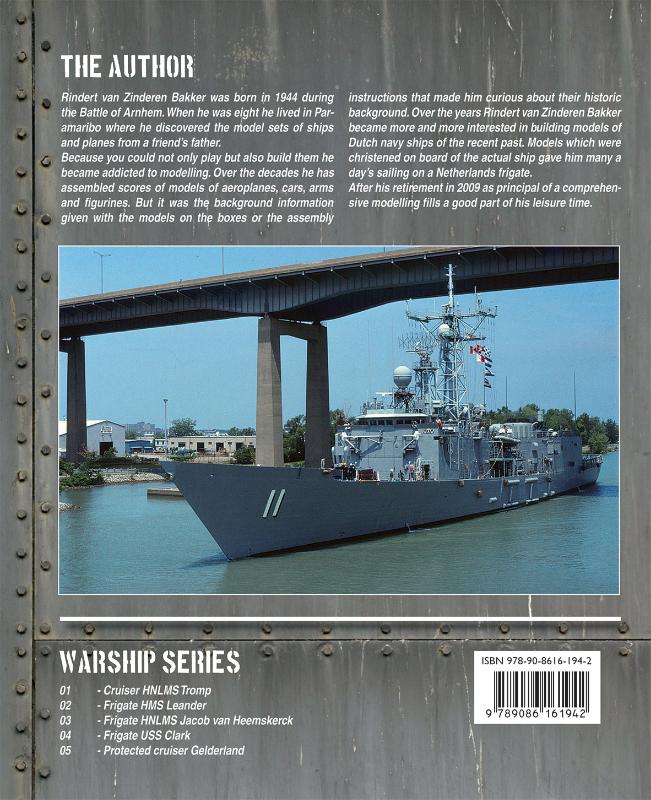 Achterkant van Frigate USS Clark
