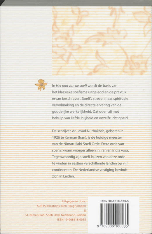 Achterkant van Het pad van de soefi