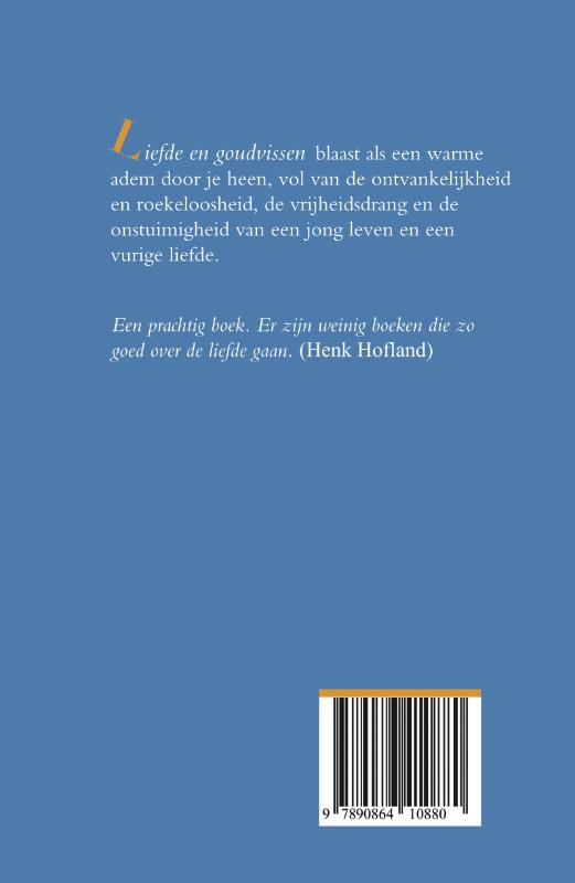 Achterkant van Liefde en goudvissen