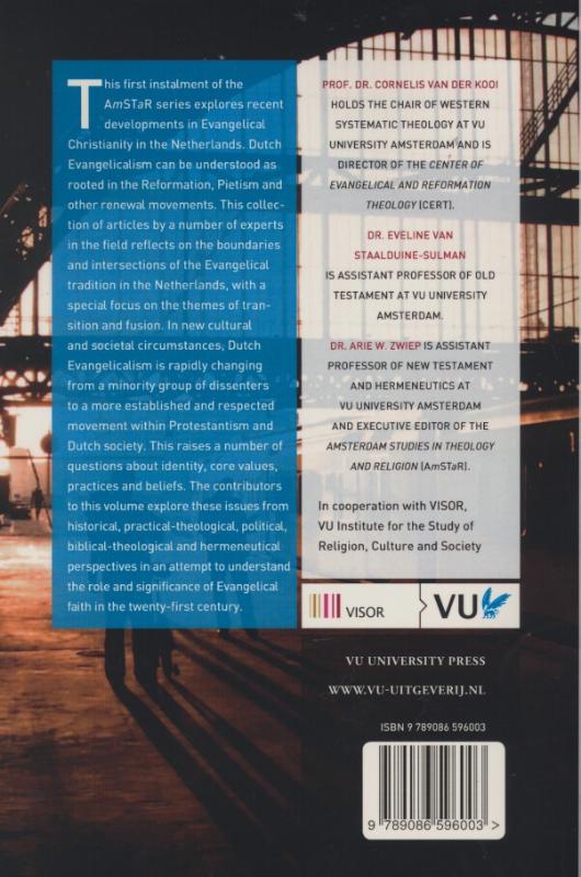 Achterkant van Evangelical Theory in Transition
