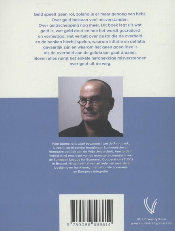 Achterkant van Geld speelt (g)een rol
