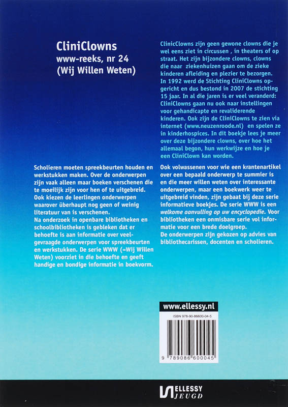 Achterkant van Cliniclowns