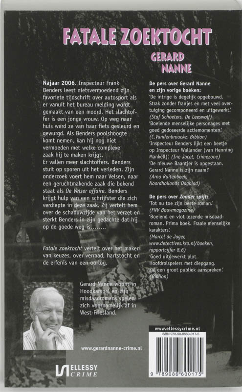 Achterkant van Fatale zoektocht
