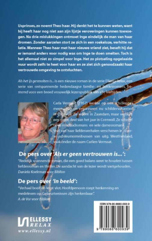 Achterkant van Als het ijs gesmolten is