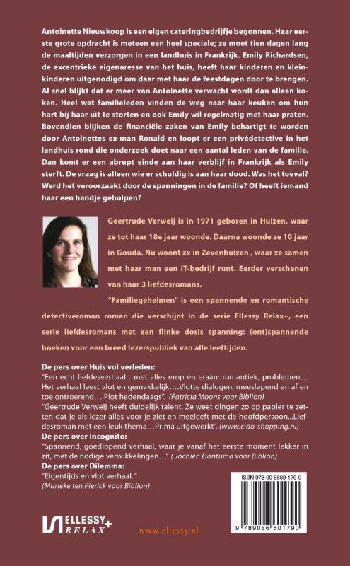 Achterkant van Familiegeheimen