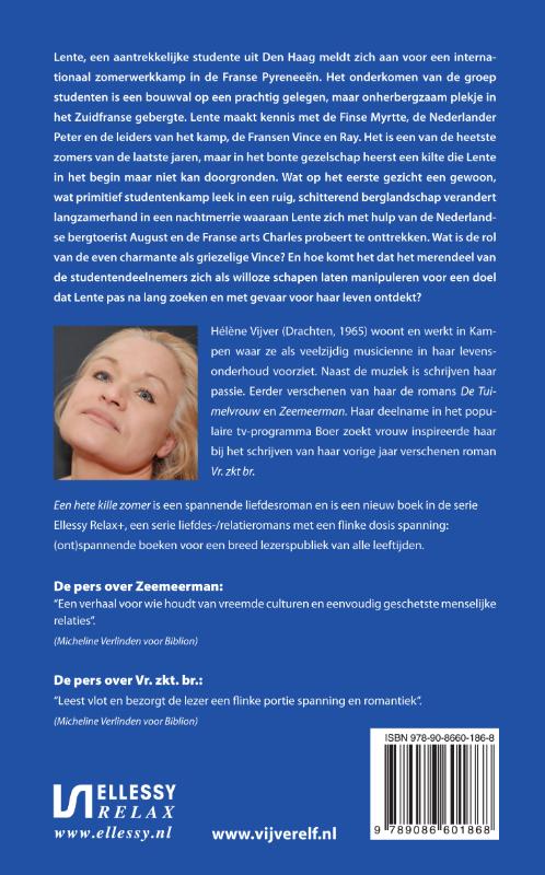 Achterkant van Een hete kille zomer
