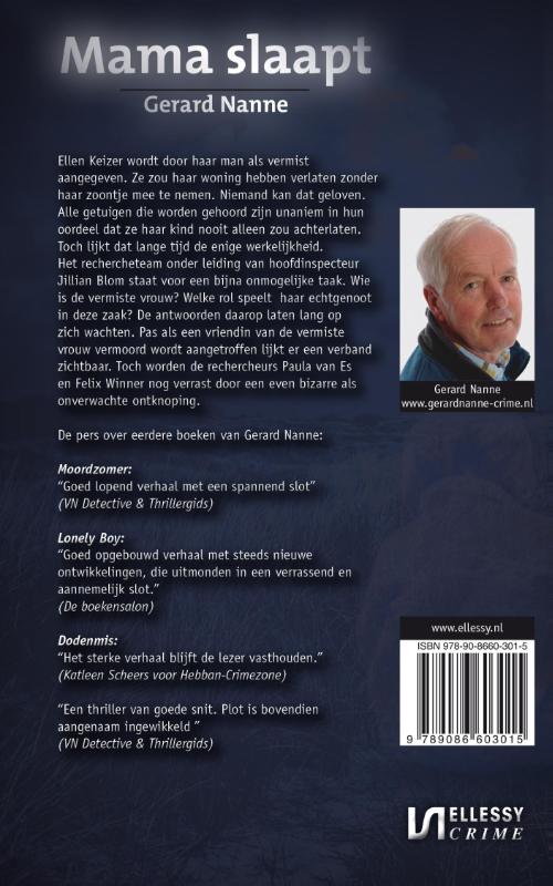 Achterkant van Mama slaapt