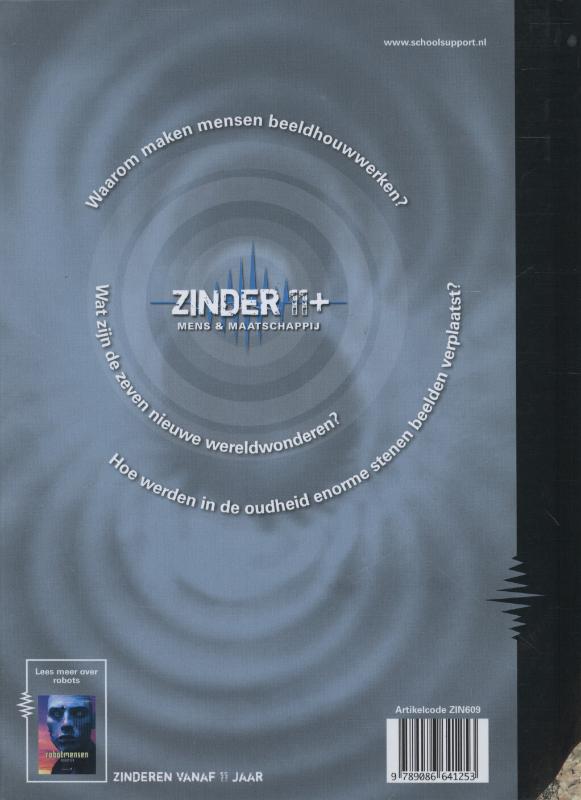 Achterkant van Zinder 10+