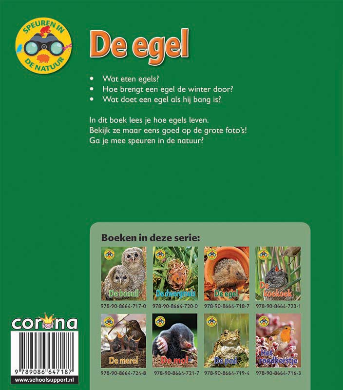 Achterkant van De egel, Speuren in de natuur