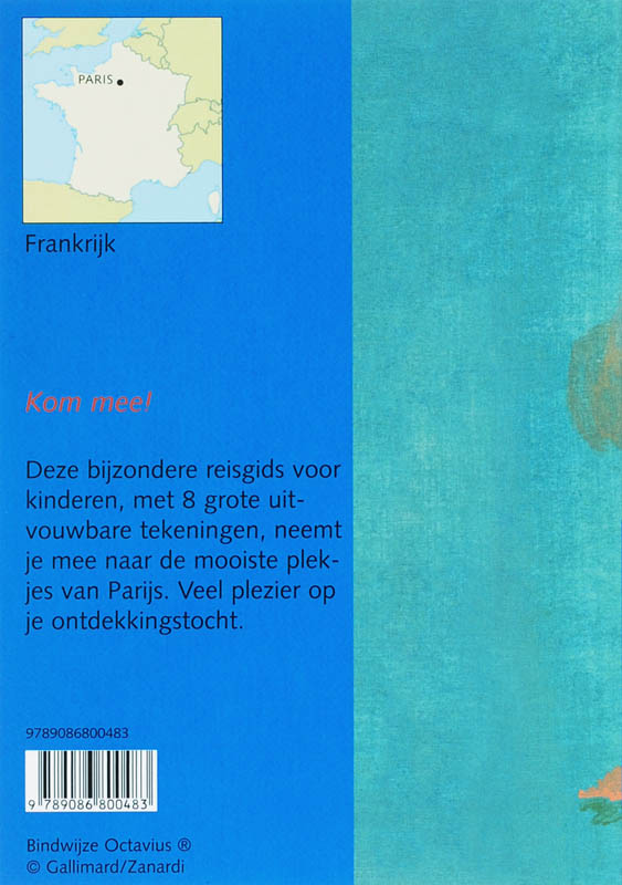 Achterkant van Parijs voor kinderen