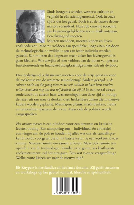 Achterkant van Het nieuwe moeten