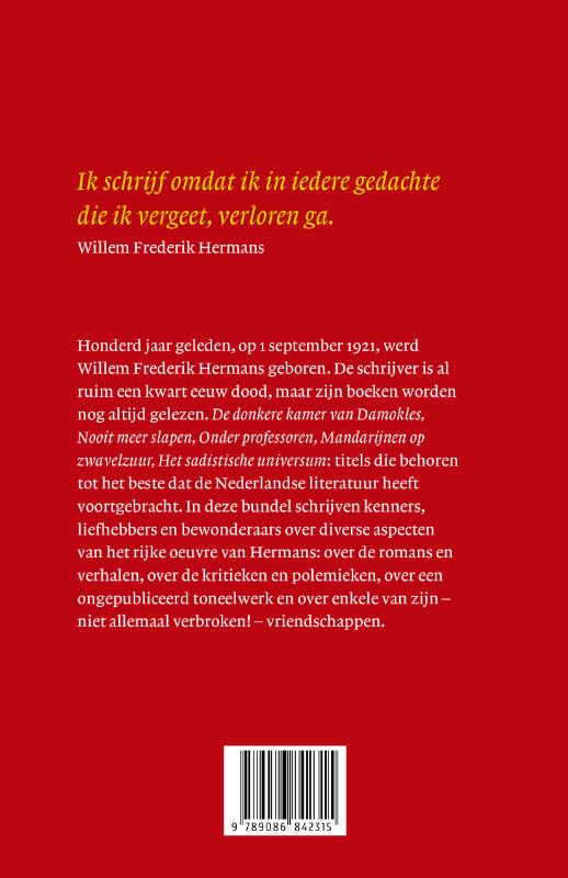 Achterkant van Hermans Honderd