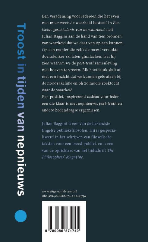 Achterkant van Een kleine geschiedenis van de waarheid