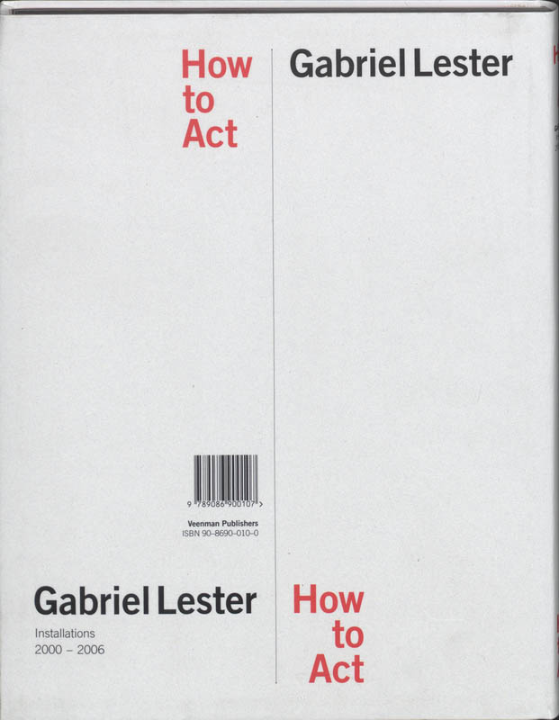Achterkant van Gabriel Lester