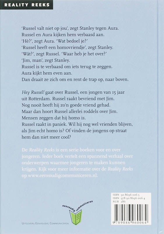 Achterkant van Hey Russel!