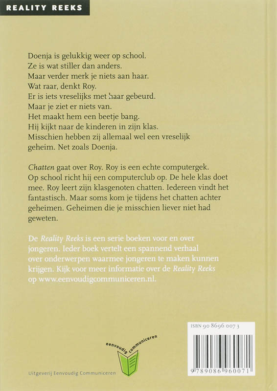 Achterkant van Chatten