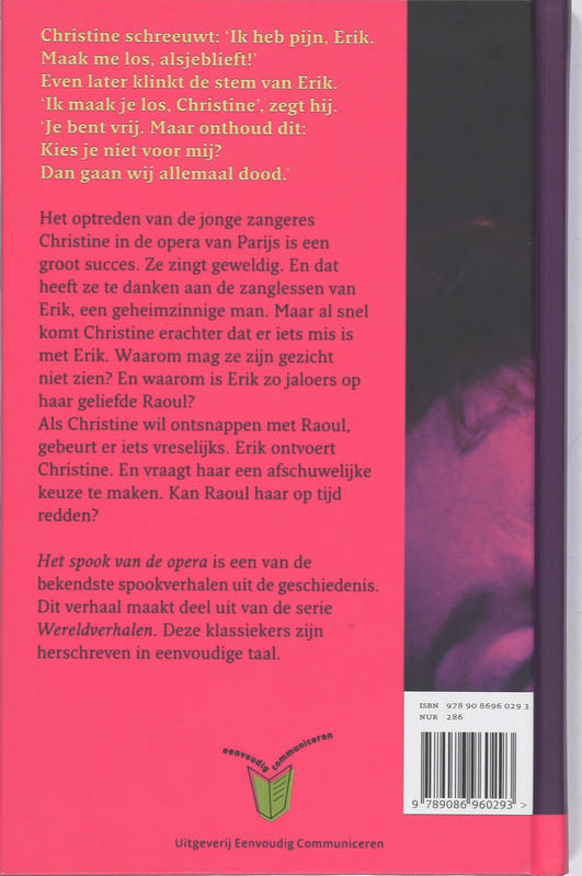 Achterkant van Het spook van de opera