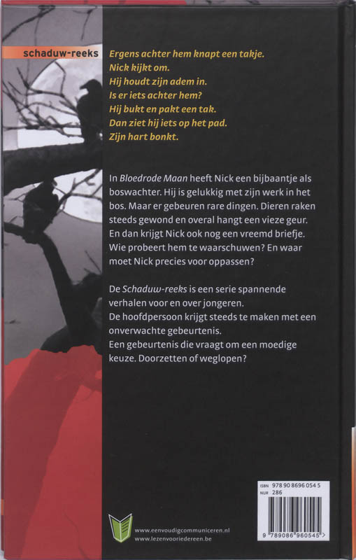 Achterkant van Bloedrode maan