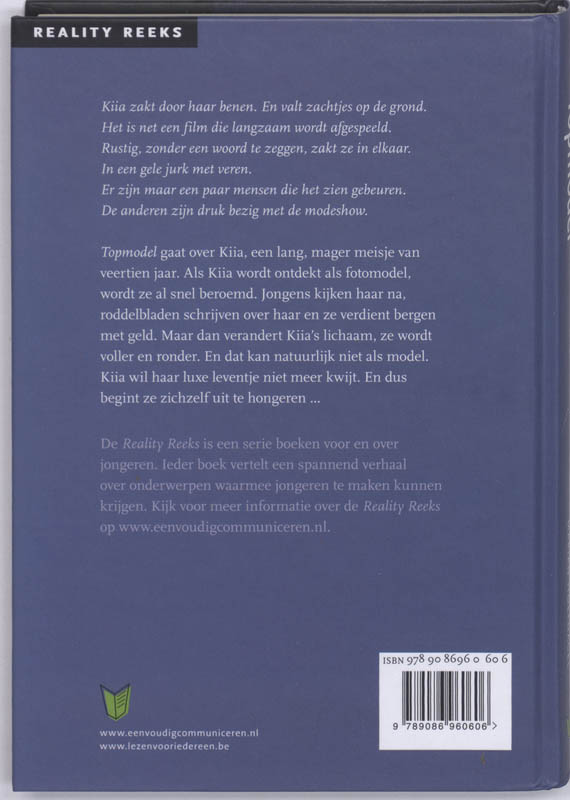 Achterkant van Topmodel