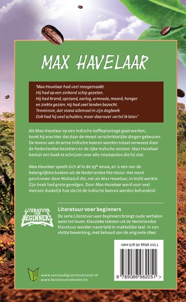 Achterkant van Max Havelaar