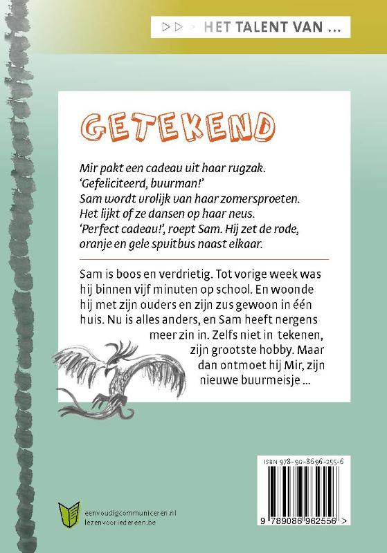Achterkant van Getekend