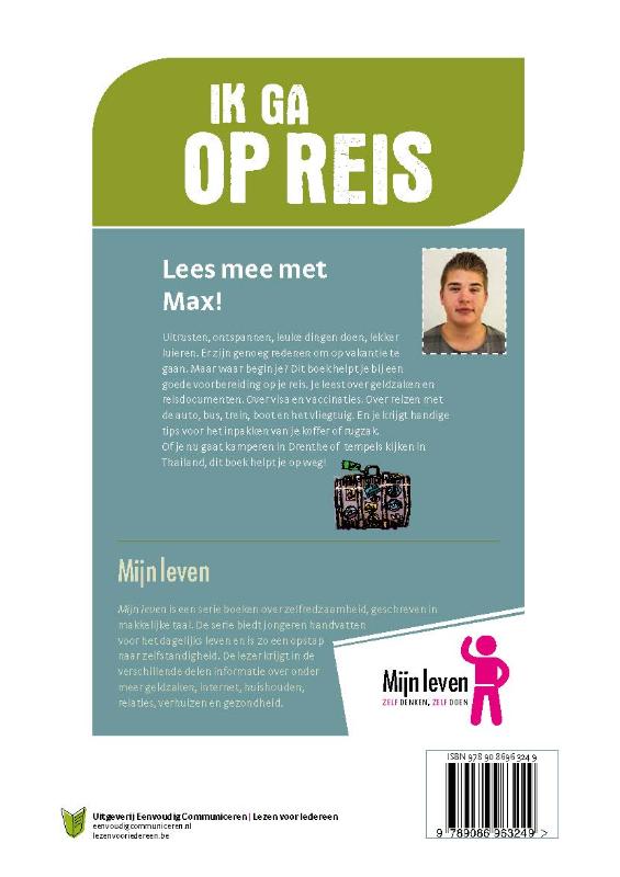 Achterkant van Ik ga op reis