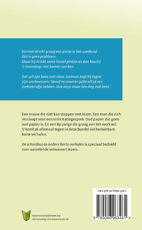 Achterkant van De schoolbus en andere korte verhalen