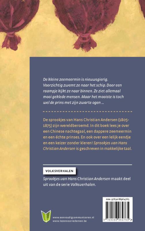 Achterkant van Sprookjes van Hans Christian Andersen