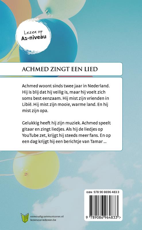 Achterkant van Achmed zingt een lied
