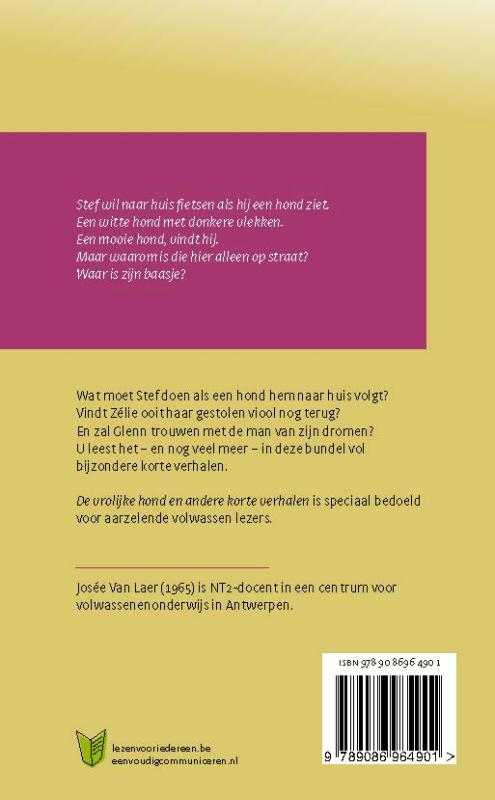 Achterkant van De vrolijke hond en andere verhalen